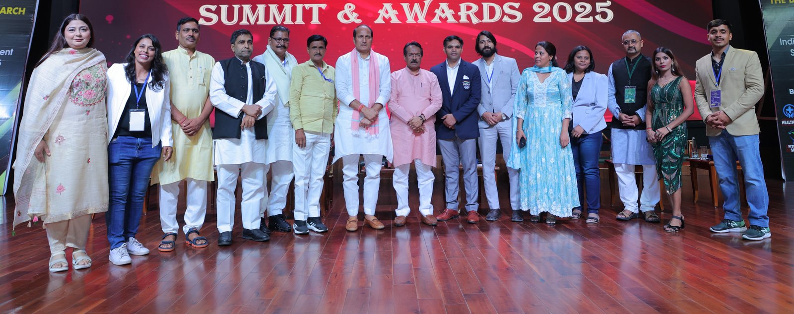 Event attendees at the award ceremony